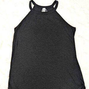 Joe's USA Ladies Perfect Blend Rocker Tank with curved hem in Size Medium